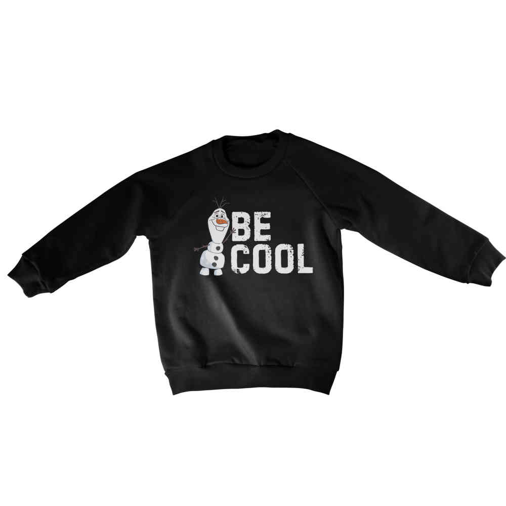 Disney Disney Frozen Sweatertrui kids Olaf Be Cool Zwart Disney Disney Frozen Sweatertrui kids Olaf Be Cool Zwart